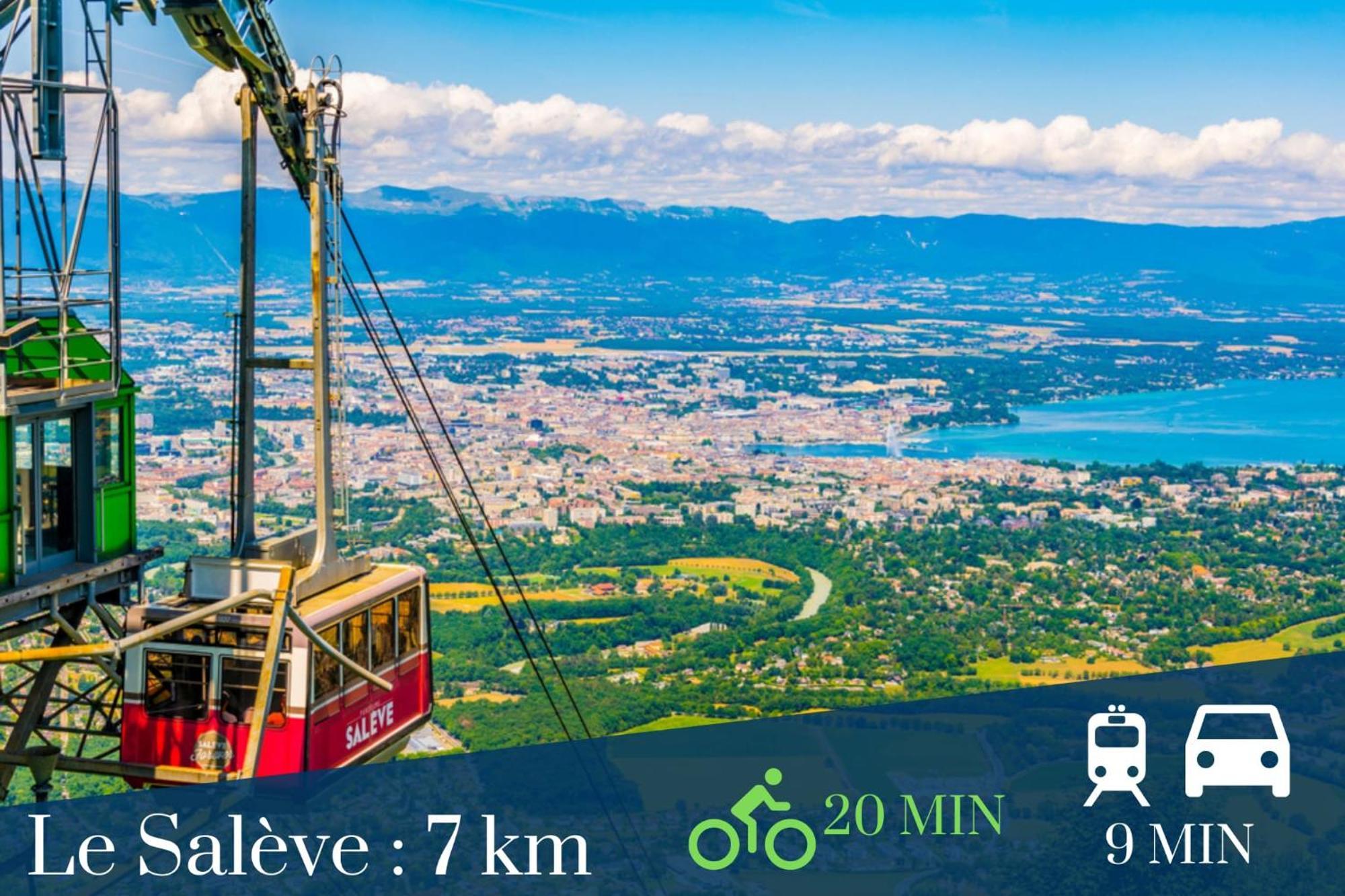 Ambilly Homey Keola - Parking Prive Gratuit - Aux Portes De Geneve - Au Pied Du Tram - Appartement Avec 1 Chambre Et Un Grand Salon Avec Un Canape-Lit מראה חיצוני תמונה
