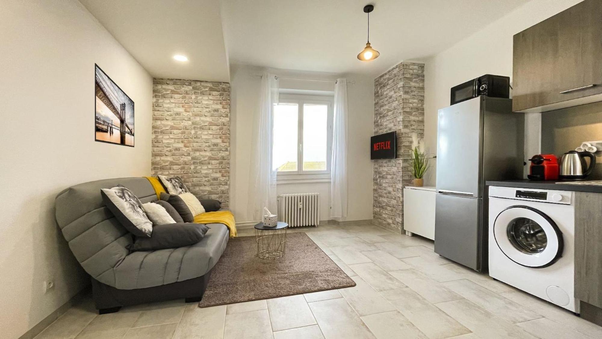 Ambilly Homey Keola - Parking Prive Gratuit - Aux Portes De Geneve - Au Pied Du Tram - Appartement Avec 1 Chambre Et Un Grand Salon Avec Un Canape-Lit מראה חיצוני תמונה